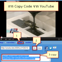 การ Copy Code Embed จาก YouTube